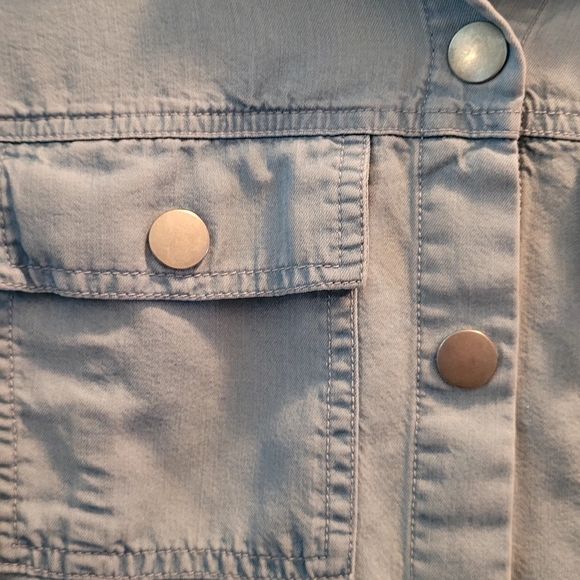 TRISTAN Light Blue Tencel Shirt Jacket – Size M - 100% Tencel - Picture 10 of 11